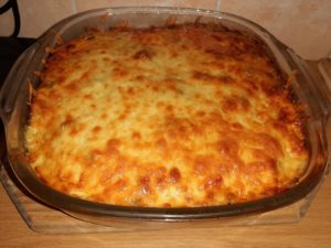 Sue cooks ...